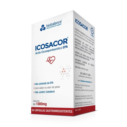 Comprar Icosacor Ômega 3 EPA Biobalance | 1000mg - 30 cápsulas com melhor preço