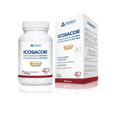 Comprar Icosacor Ômega 3 EPA Biobalance | 1000mg - 30 cápsulas com melhor preço