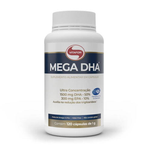 Comprar Ômega 3 Mega DHA Vitafor - 120 Cápsulas com melhor preço