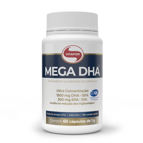 Comprar Ômega 3 Mega DHA  Vitafor - 60 cápsulas com melhor preço