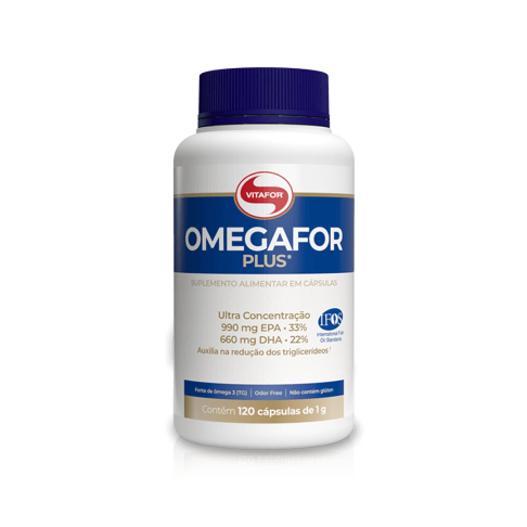 Comprar Omegafor Plus Vitafor | 1000mg - 120 cápsulas com melhor preço